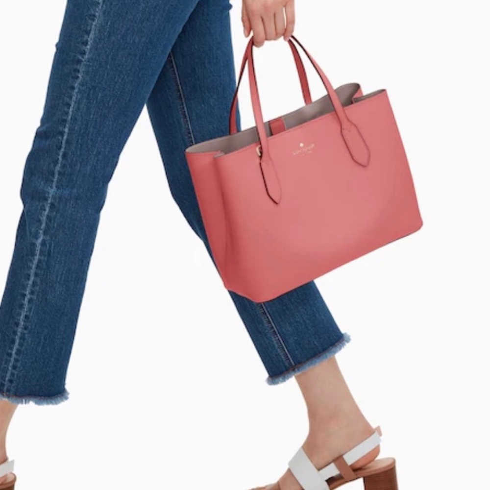 Pink Kate Spade “Harper Satchel” purse— lightly used.